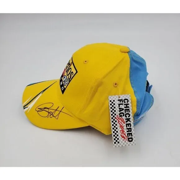Bobby Labonte Signed Hat Cheerios Nascar Checkered Flag Series - Picture 3 of 9